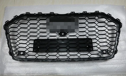 Para Audi A6 S6 C8 2019-2023 RS6 Estilo Plata Panal Parachoques Delantero Parrilla - Imagen 2 de 2