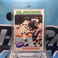 1975-76 O-Pee-Chee #163, BOB BOURNE RC🔥🔥🔥 Vintage Rookie Card