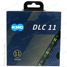 KMC DLC 11 Green Black 11-Speed Bicycle Chain fits Campagnolo SRAM Shimano
