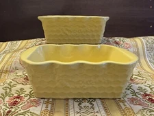 Tempt-tations Beelieve BEE Mini Baking Loaf Pan Ruffled 12 oz  LOT of 2 Ovenware