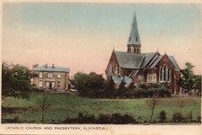 CATHOLIC CHURCH & PRESBYTERY OLDCASTLE CO MEATH IRELAND MILTON RENOWNED POSTCARD