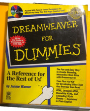Dreamweaver for Dummies by Janine Warner 1998 no CD-ROM #96
