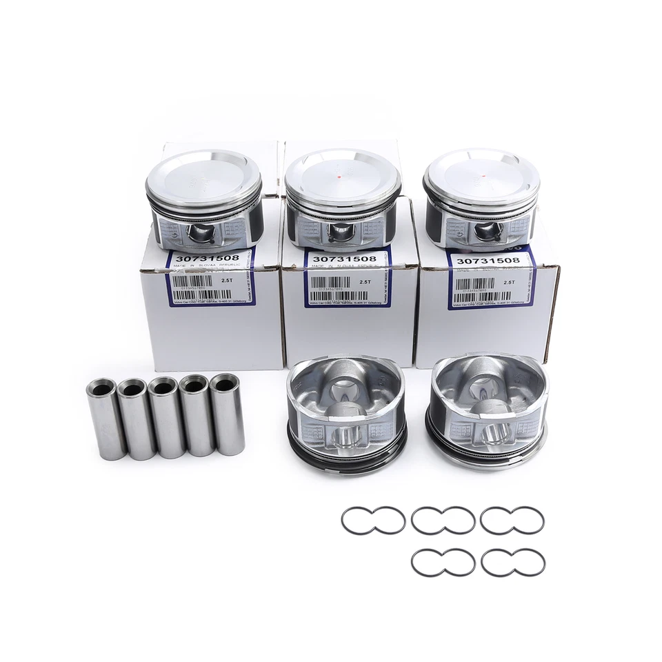 Juego de 5 anillos de pistón STD aptos para Volvo S40 S60 S80 C70 XC90 C30 B5254T7 2,5 TT Foto 3 de 4