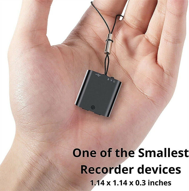 Hidden Voice Activated Recorder Spy Digital Audio Recording Device Dictaphone - Image 4 of 4