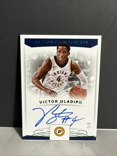 2017-18 National Treasures Signature Victor Oladipo 2/5 Pacers #S-VOD