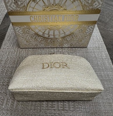 Dior Golden Make Up Bag & Dior Gift Box Limited Edition | eBay