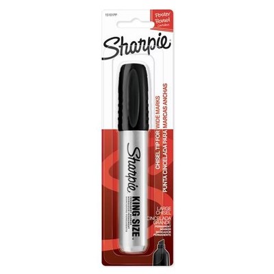 Sharpie King Size Permanent Marker Large Chisel Tip 1 Count