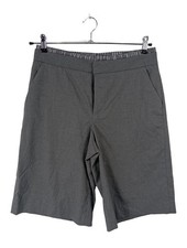 ZARA Bermuda Donna Pantalone Taglia IT 42 grigio chiaro stile casual