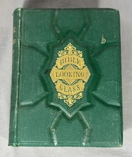 1874 Bible Looking Glass John W. Barber Illustrated Religious Emblems Allegories
