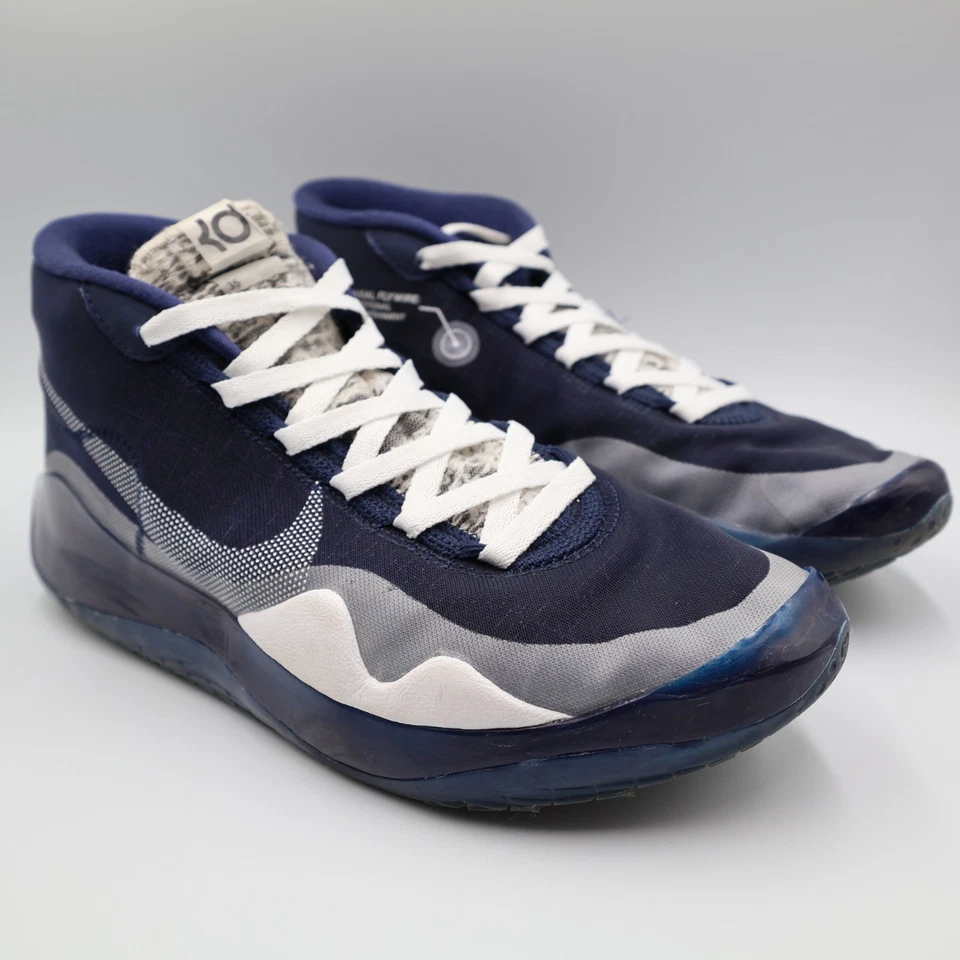 Nike KD 12ª Edición 2019-2020 Kevin Wayne Durant Talla 8.5 Azul Marino Foto 2 de 4