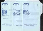 Rhodesia & Nyasaland- 3 unused Tourism illustrated Air Letters unused T707
