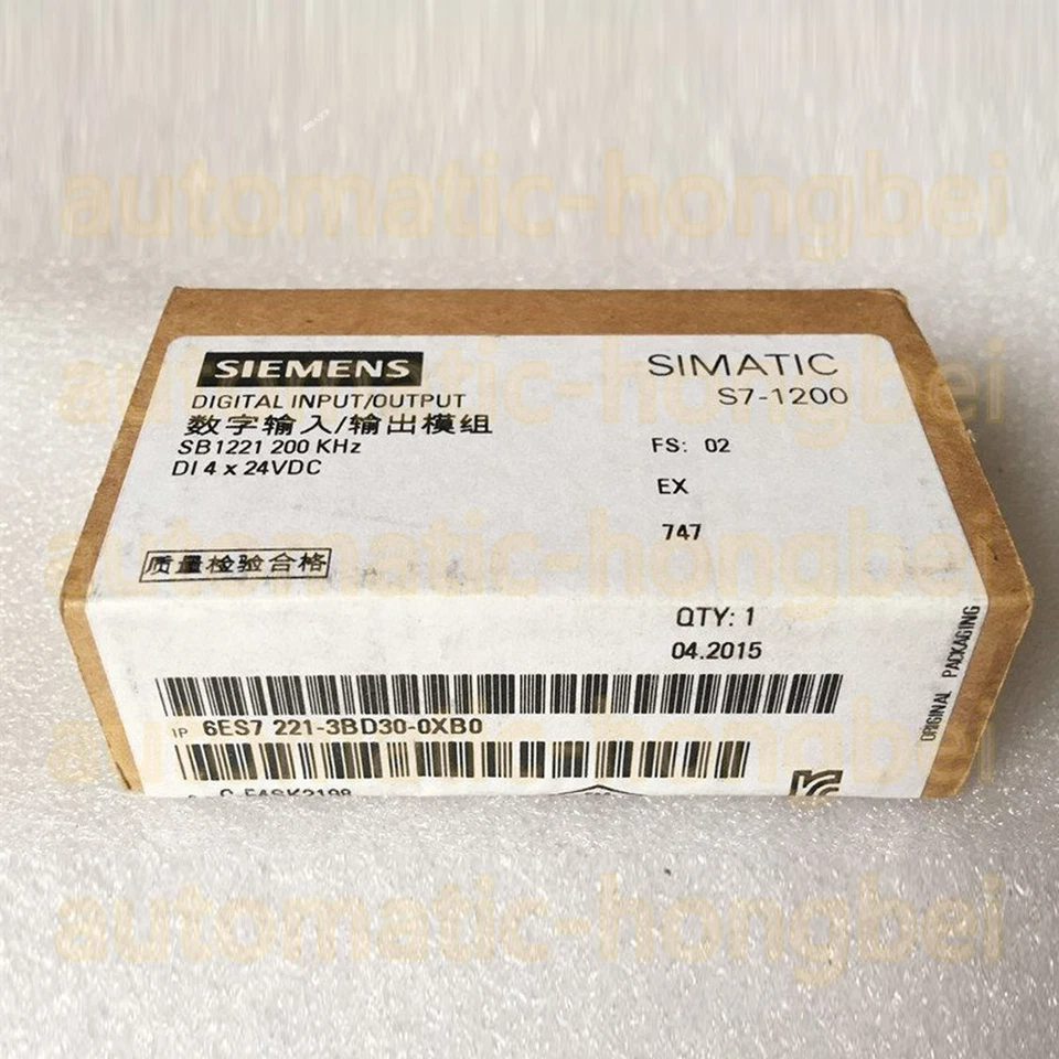 6ES7221-3BD30-0XB0 SIEMENS PLC 6ES7221-3BD30-0XB0 Spot Goods Fast Shipping#HT - Image 2 of 4