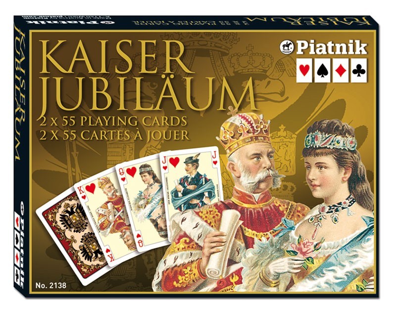9001890213847 Cards Imperial Kaiser 2 decks Piatnik