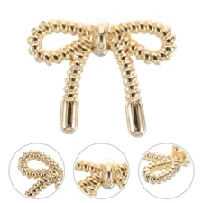 12 Pcs Style Sweater Jacket Buttons Bows Clothes Sewing