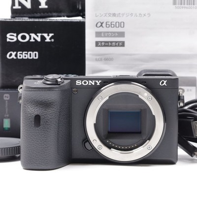 Englisch OK! SONY a6600 Body schwarz ILCE-6600 Shutter Count 3978 [Top Mint] ...