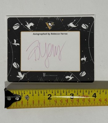 Rebecca Yarros Fourth Wing Signed Bookplate Pittsburgh Penguins