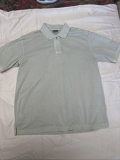 Woolrich Polo Shirt Mens Large Stone Beige Cotton Short Sleeve Casual