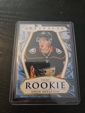 2023 Upper Deck Artifacts Rookies Royal Blue /199 Drew Helleson #196 Rookie RC