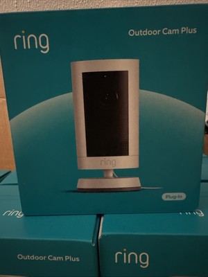 Ring Outdoor Cam Plus | Plug-In | 2K Video and Ring Vision -