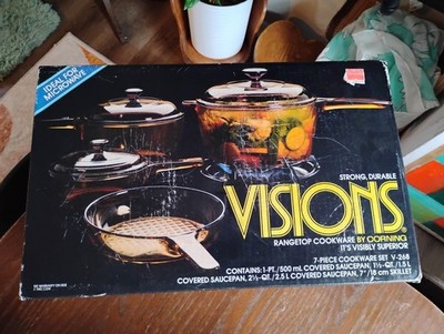 BRAND NEW FACTORY SEALEDvisions cookware 7 Pc