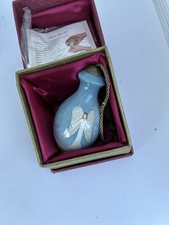 NeQwa Art &ldquo;Peace on Earth&rdquo; Angel Hand-Painted Glass Ornament by Cindy Shamp