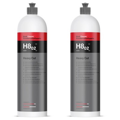 2x Koch Chemie Heavy Cut H8.02 1000 ml | grobe Schleifpolitur siliconölfrei