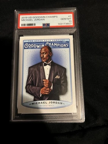 Michael Jordan PSA 10 Goodwin Champions Card