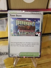 Town Store Holo Pokemon Prize Pack Series 6 Promo Pokemon Card NM/LP Stamp