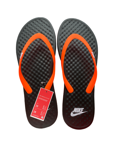 Nike Flip Flops Mens 15 On Deck Black 
