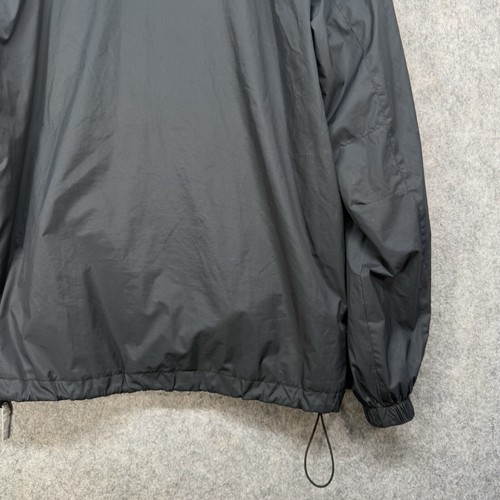 Chaqueta cortavientos Napapijri para hombre talla S gris negra con capucha canguro - Imagen 14 de 16