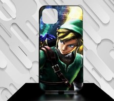 Coque pour iphone 15 14 Pro Max 13 12 11 XR XS X 7 8 6 JEU VIDEO ZELDA LINK 04