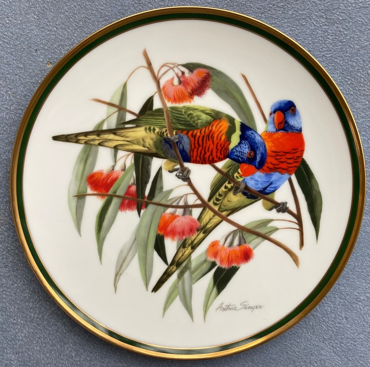Franklin Porcelain Wedgwood Collector Plates Woodland Birds of the