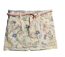 L.O.G.G. Floral Toddler Girls Skirt White Size 4-5