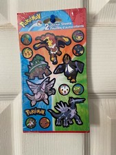 2008 Pokemon Stickers 2 Sheets NEW lll1
