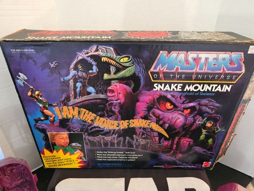Snake Mountain 1983 MASTERS OF THE UNIVERSE MOTU Complete WORKING w BOX NICE - Picture 8 of 8