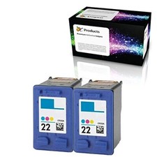 OCProducts Cartuccia di inchiostro ricaricabile ricambio per HP 22 per PSC 1410 Deskjet F41