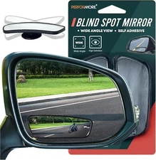 Zone+Tech+2+Rectangular+Stick+On+Rear-view+Blind+Spot+Convex+Wide+Angle+Mirrors+