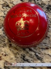 J Salter & Son Leather Entirely Handmade 5 1/2 Oz Cricket Ball Vintage London