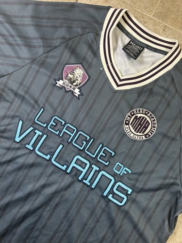 Men’s Large My Hero Academia Anime Dabi League Of Villains Jersey E - Picture 2 of 6