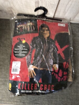 DC Comics Adult Costume Size Standard Squad Killer Croc 2 Pc Dress Up Halloween