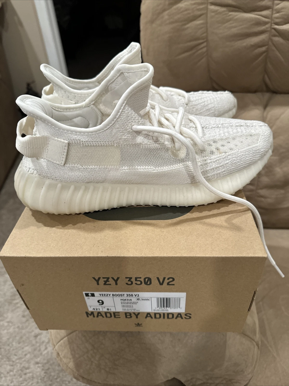 Adidas Yeezy Boost 350 V2 Uomo Taglia 9