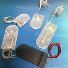 CR2032 Button Battery Holder 2 x 6V Coin Cell Holder With Wire and On/Off Switch