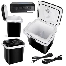 Portable Ice Cooler and Warmer 12V DC Electric Mini Fridge Car Refrigerator 