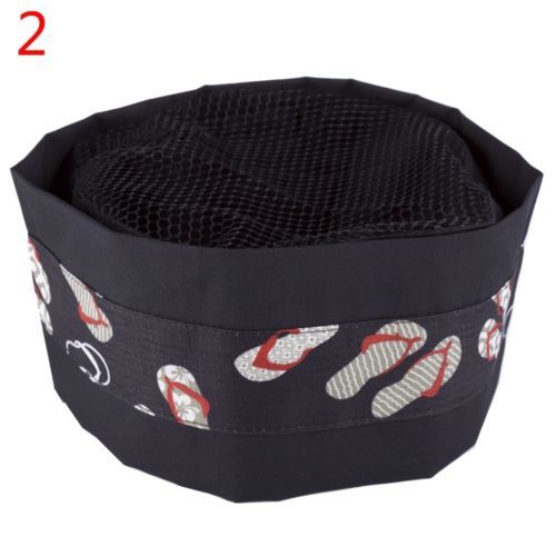 Japanese SUSHI Chef Hat ITAMAE Mesh Cap Beret Cook Kitchen Waiter Bar Breathable