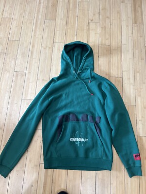 Palace オリーブグリーン フーディ Palace Shatter Zip Hood Racey Green Men's - FW24 - US