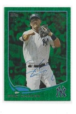 2013 Topps Archives Green Autograph-Eric Chavez-Yankees-Limited #1 of 1-NM+