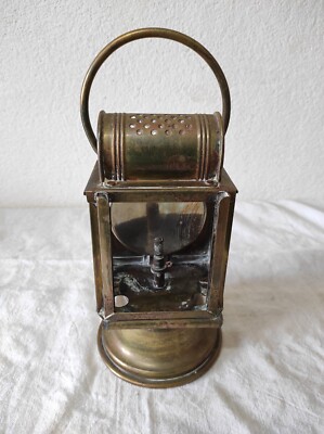 MILITARIA RARE lanterne allemande acétylène Sanitätwagen Ambulance