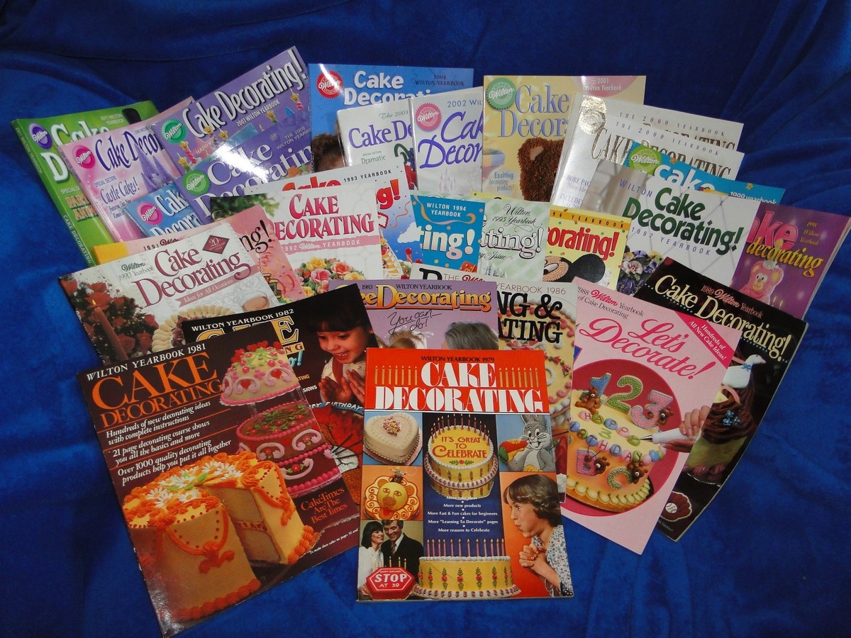 NEW WILTON CAKE DECORATING YEARBOOK, VARIETY TO PICK FROM