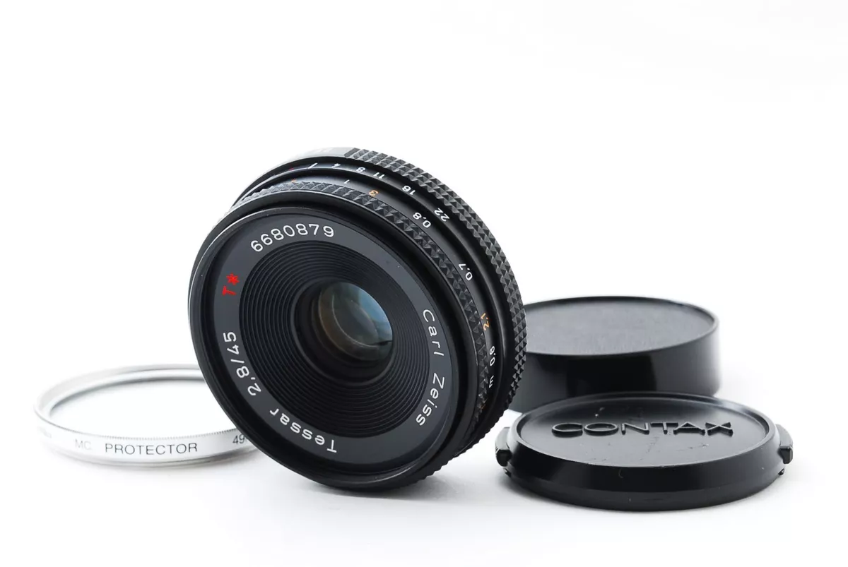 CONTAX Carl Zeiss Tessar 45mm F/2.8 AEJ MF Lens For C/Y Mount