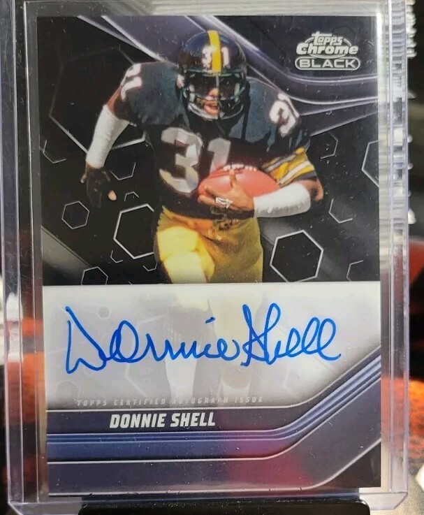 2023 Topps Composite - Topps Chrome Black Autographs #TCBA-DSH Donnie Shell (AU)